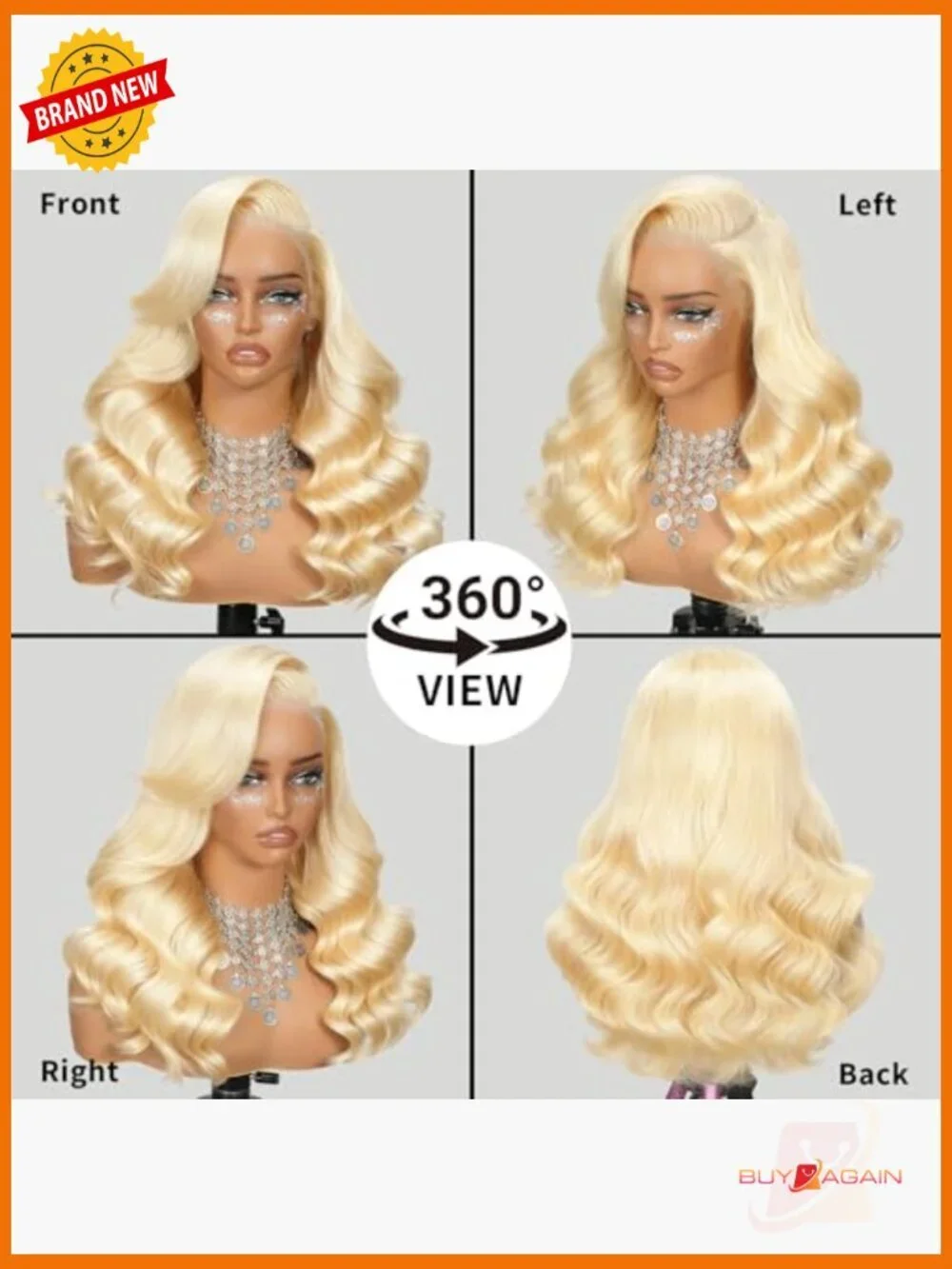 13x6 Lace Front Wig 26 Inch 220 Density HD Glueless Full Lace Frontal Body Wave